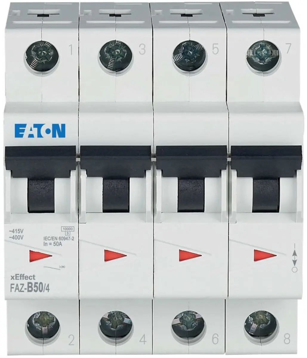 Eaton Installatieautomaat 50A 4P B 279040 - afbeelding 2 van 2