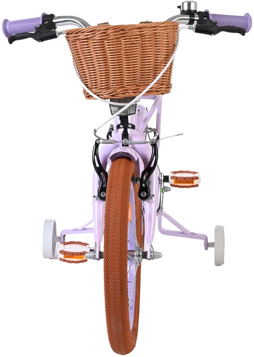 Volare Ashley Kinderfiets 16 inch - Lila - Twee Handremmen
