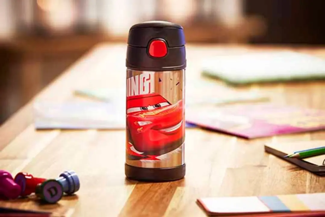Cosy&Trendy Funtainer Disney Cars Drinkfles 350ml - Zwart