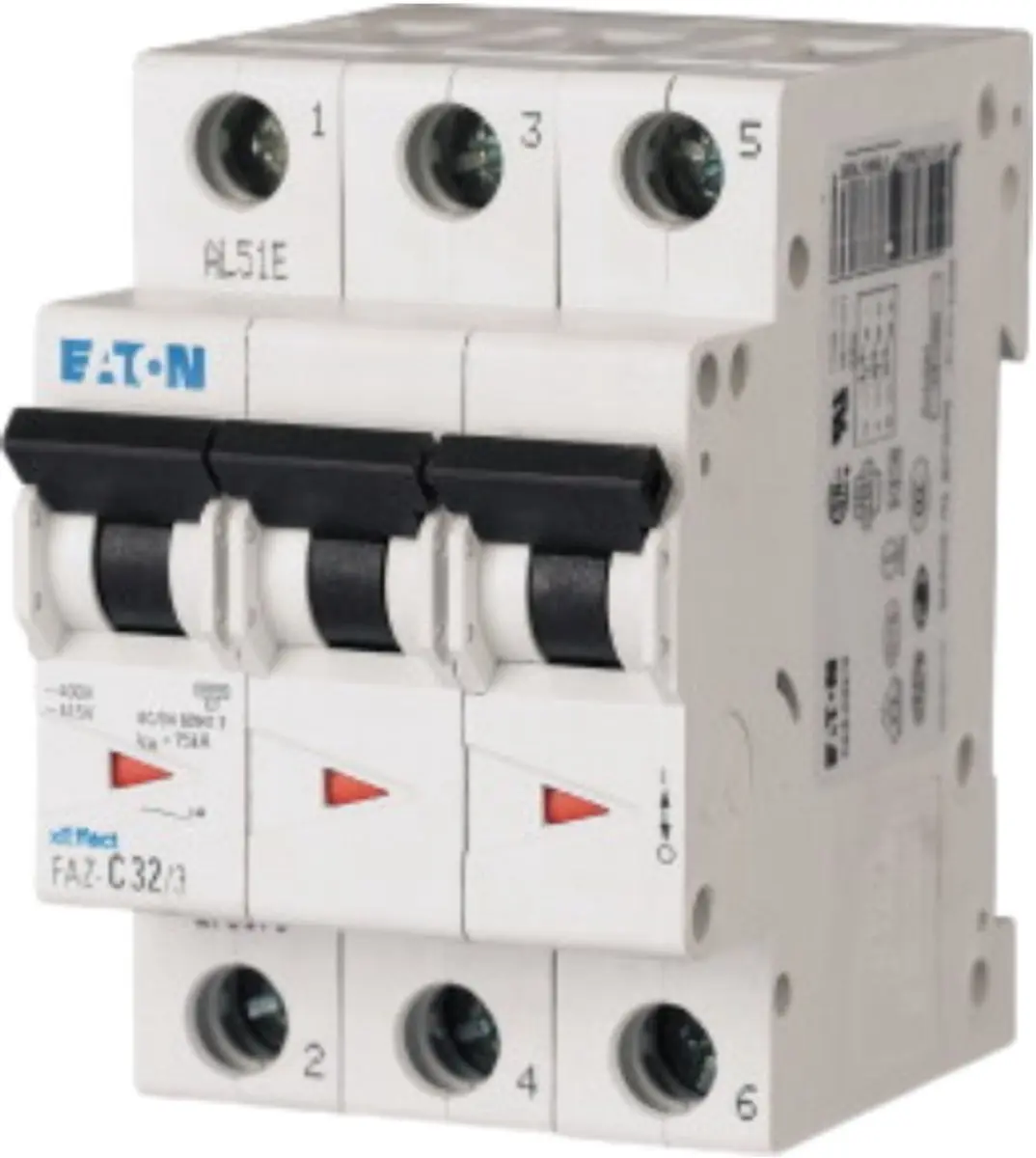 Eaton Leidingbeveiligingsschakelaar 16A 3P K 278911