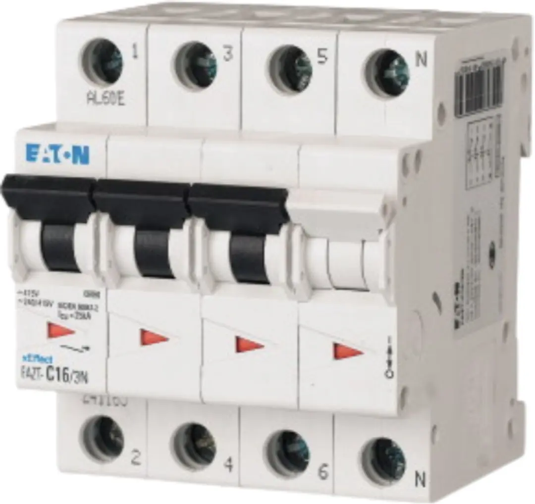 Eaton Vermogenschakelaar MCB 25A 3p+N C 241175
