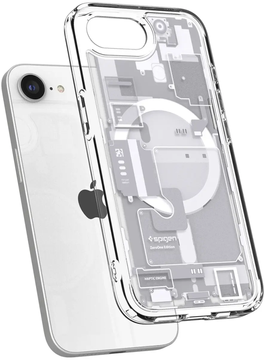 Spigen Ultra Hybrid Mag iPhone 16e Hoes - Wit
