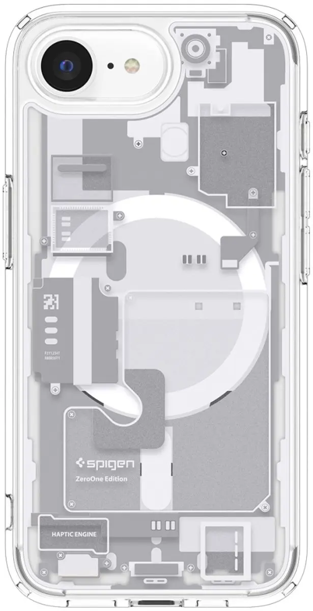 Spigen Ultra Hybrid Mag iPhone 16e Hoes - Wit