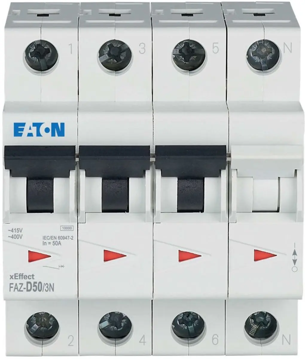 Eaton Vermogensschakelaar 50A 3p+N D 115380