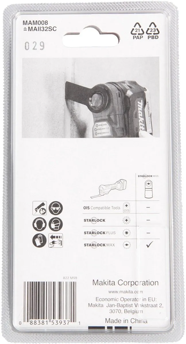 Makita MAM008 Universele Vloerzaag B-66472 - Oscillerend