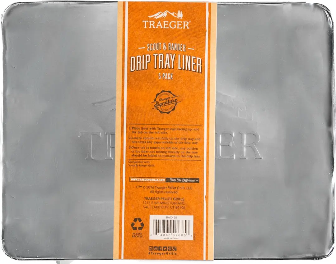 Traeger Drip Tray Liner 5 Stuks