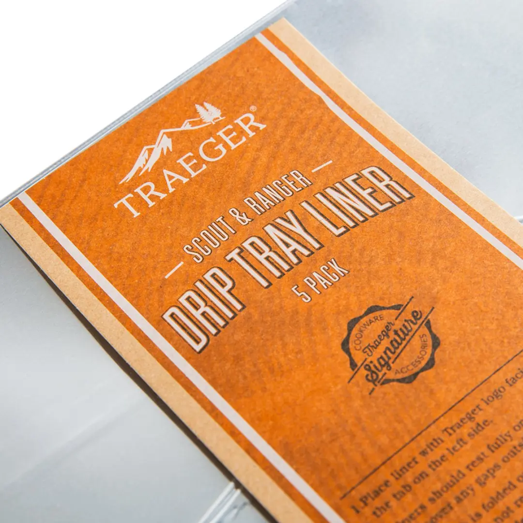 Traeger Drip Tray Liner 5 Stuks - Zilver