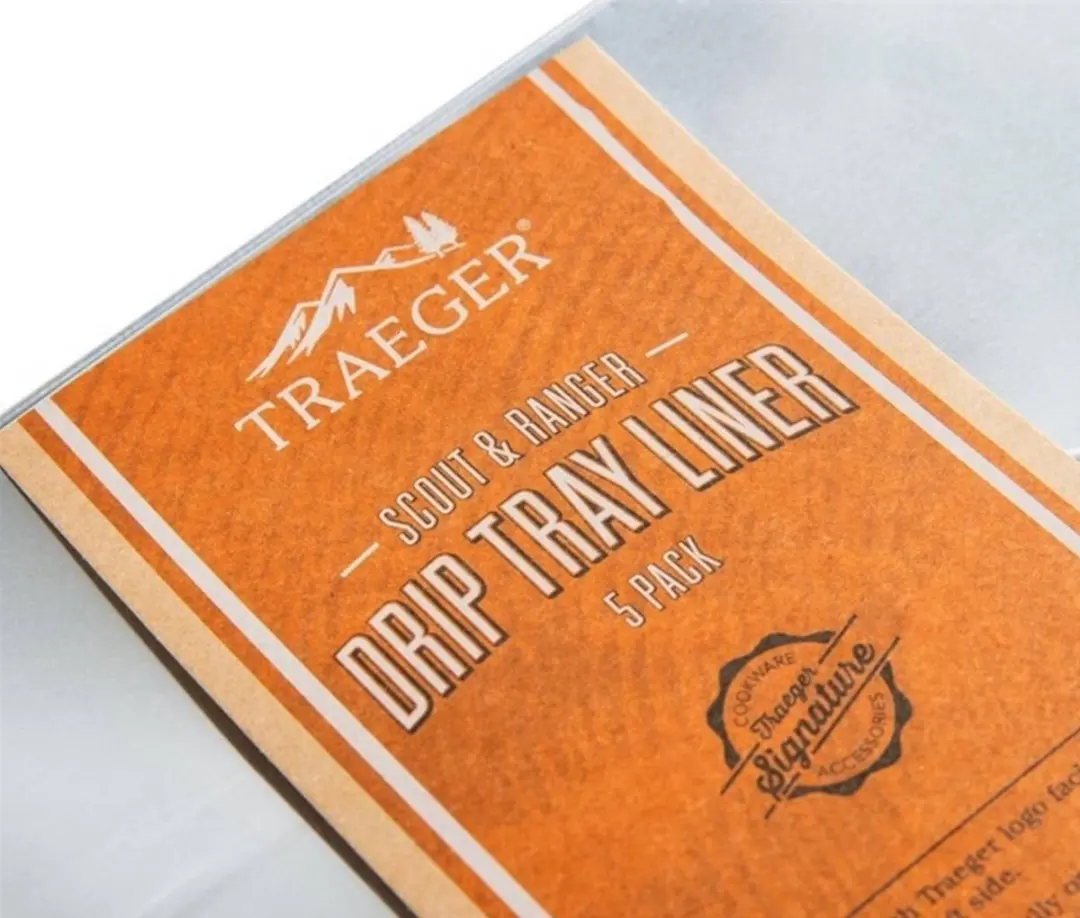 Traeger Drip Tray Liner 5 Stuks - Zilver