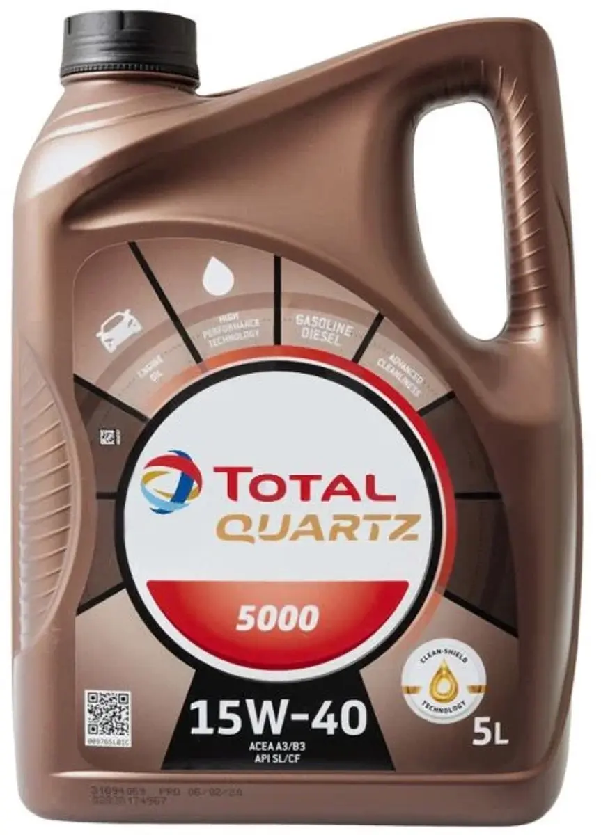 Total Quartz 5000 15W40 Motorolie