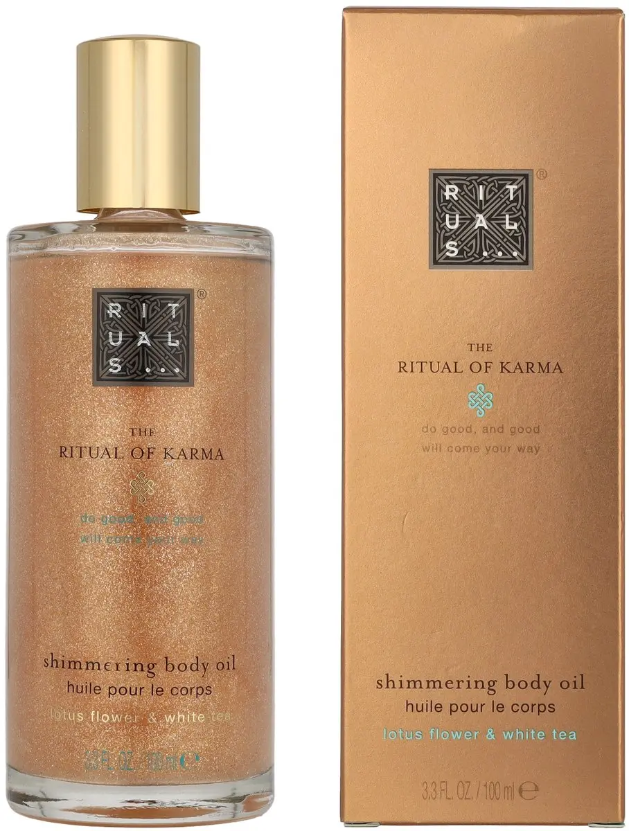 Rituals The Ritual of Karma Shimmering Body Oil 100ml - afbeelding 6 van 6