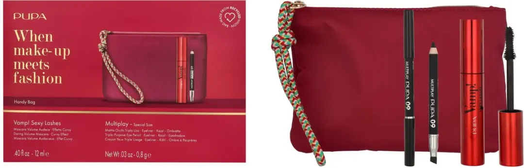 Pupa Milano Vamp! Sexy Lashes Makeup Set - Mascara & Pen - 12,8ml