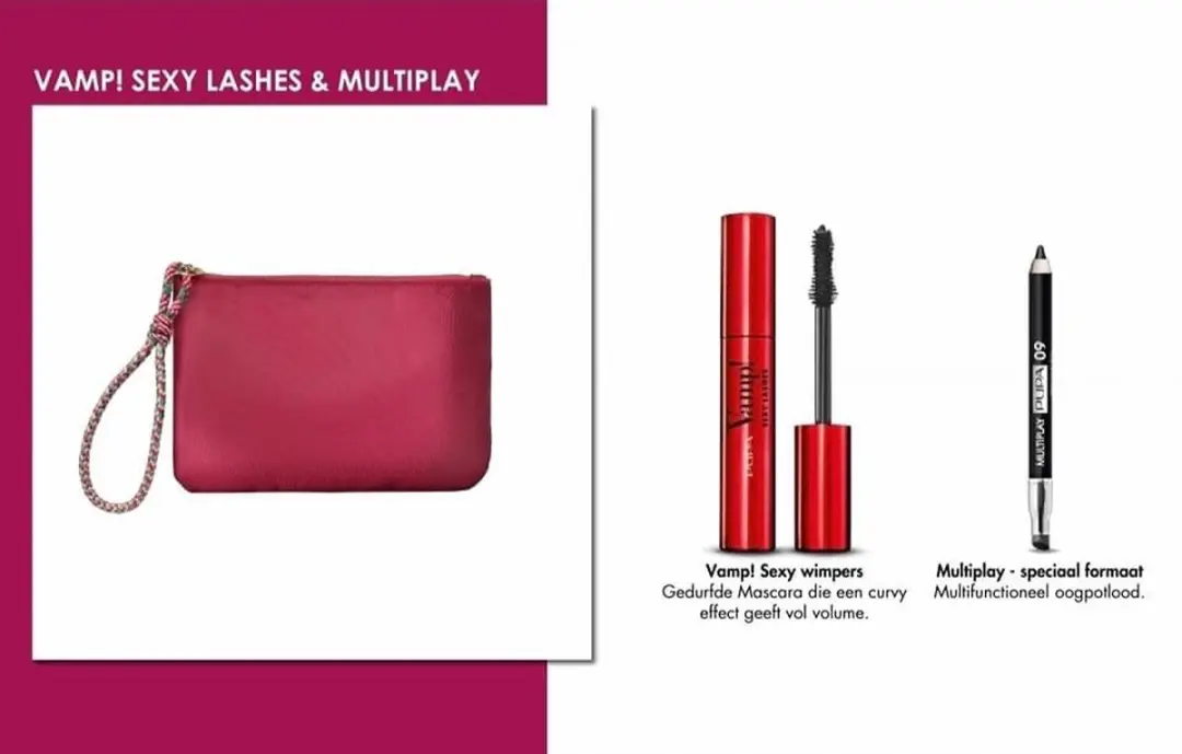 Pupa Milano Vamp! Sexy Lashes Makeup Set - Mascara & Pen - 12,8ml - afbeelding 6 van 6