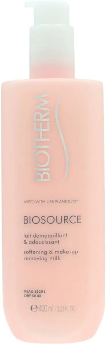 Biotherm Biosource Reinigingsmelk 400ml - Droge Huid