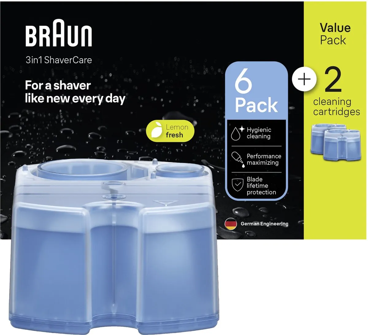 Braun 3-in-1 ShaverCare SmartCare Center Navulpatronen - 8 Stuks