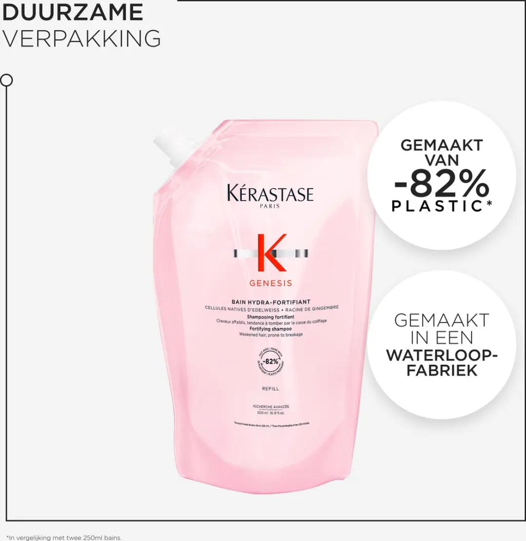 Kérastase Genesis Shampoo & Navulling 1000ml - Anti-Haaruitval