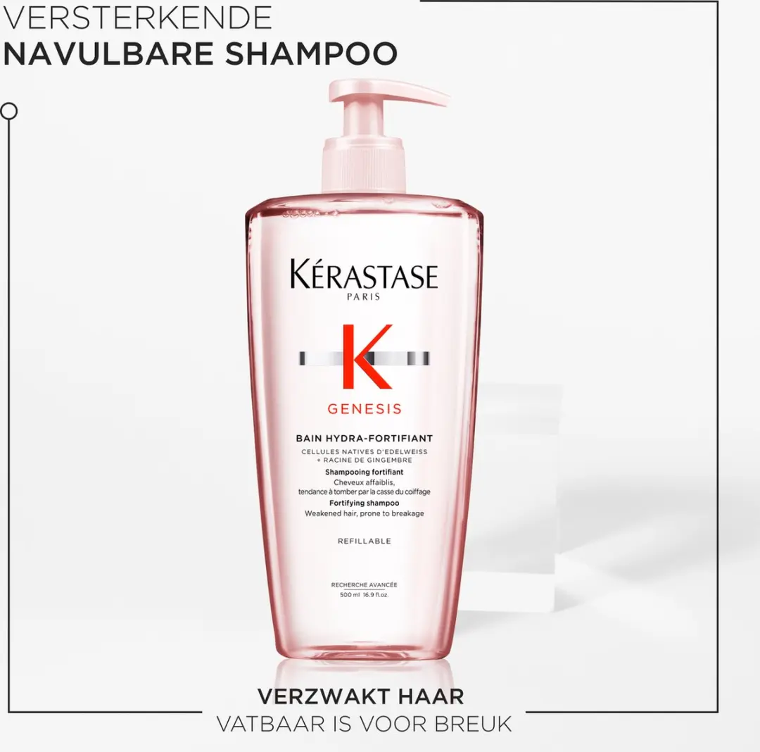 Kérastase Genesis Shampoo & Navulling 1000ml - Anti-Haaruitval