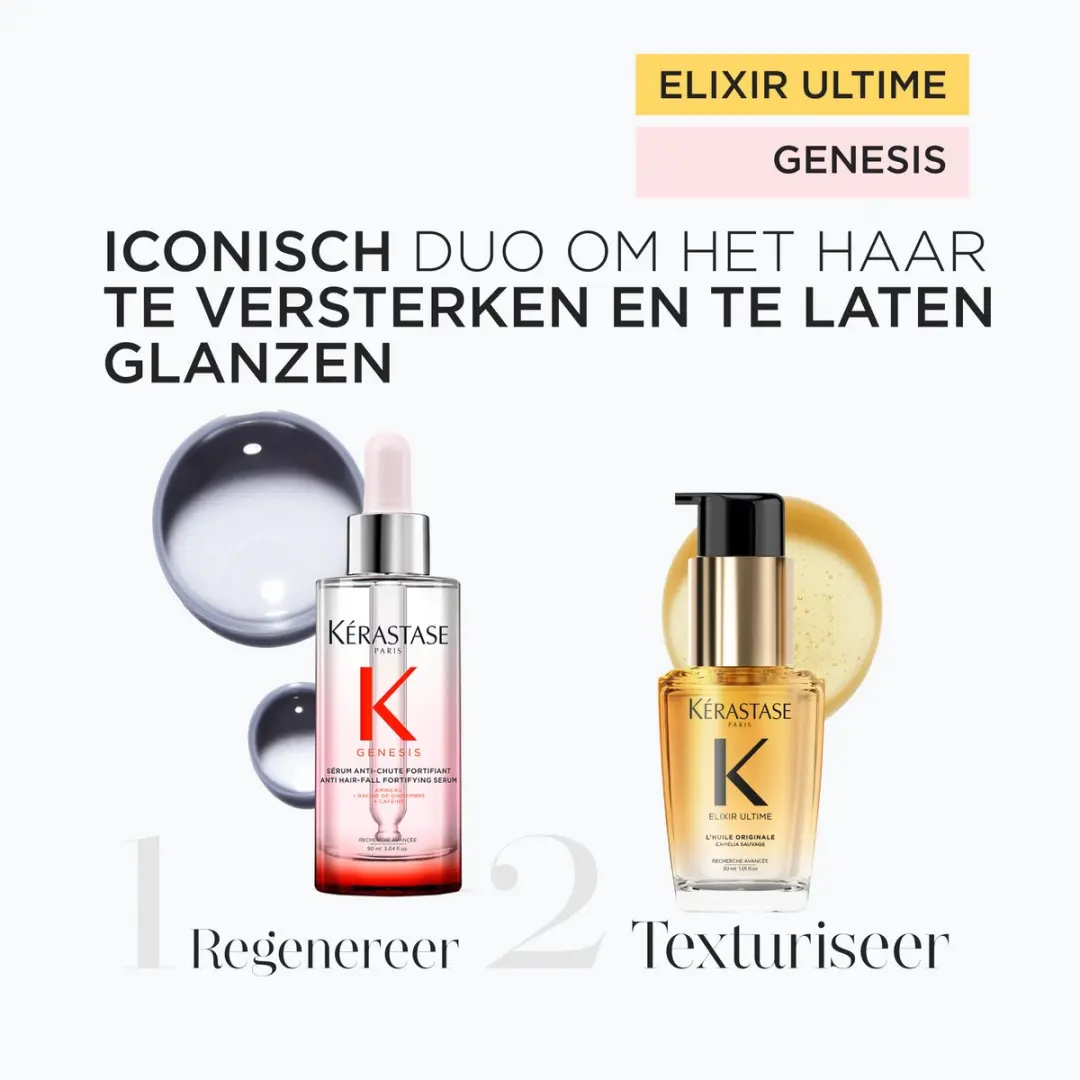Kérastase Genesis & Elixir Ultime Duo - Serum 90ml & Haarolie 30ml