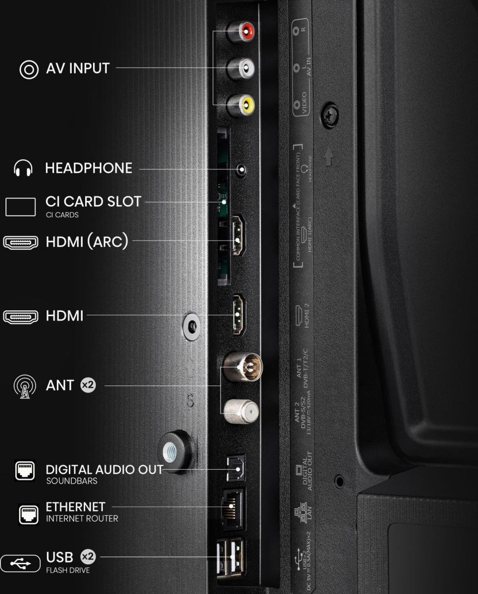 Hisense 32A4N - 32 inch - Smart LED TV - Game Mode - airplay2