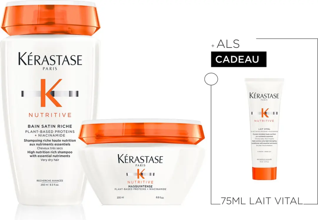 Kérastase Nutritive Shampoo & Masker & Conditioner