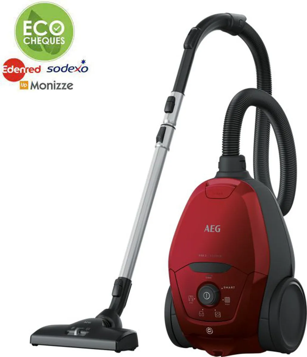 AEG VX82-1-2CR EcoLine Stofzuiger - 600W - 3,5L - Rood - afbeelding 6 van 6