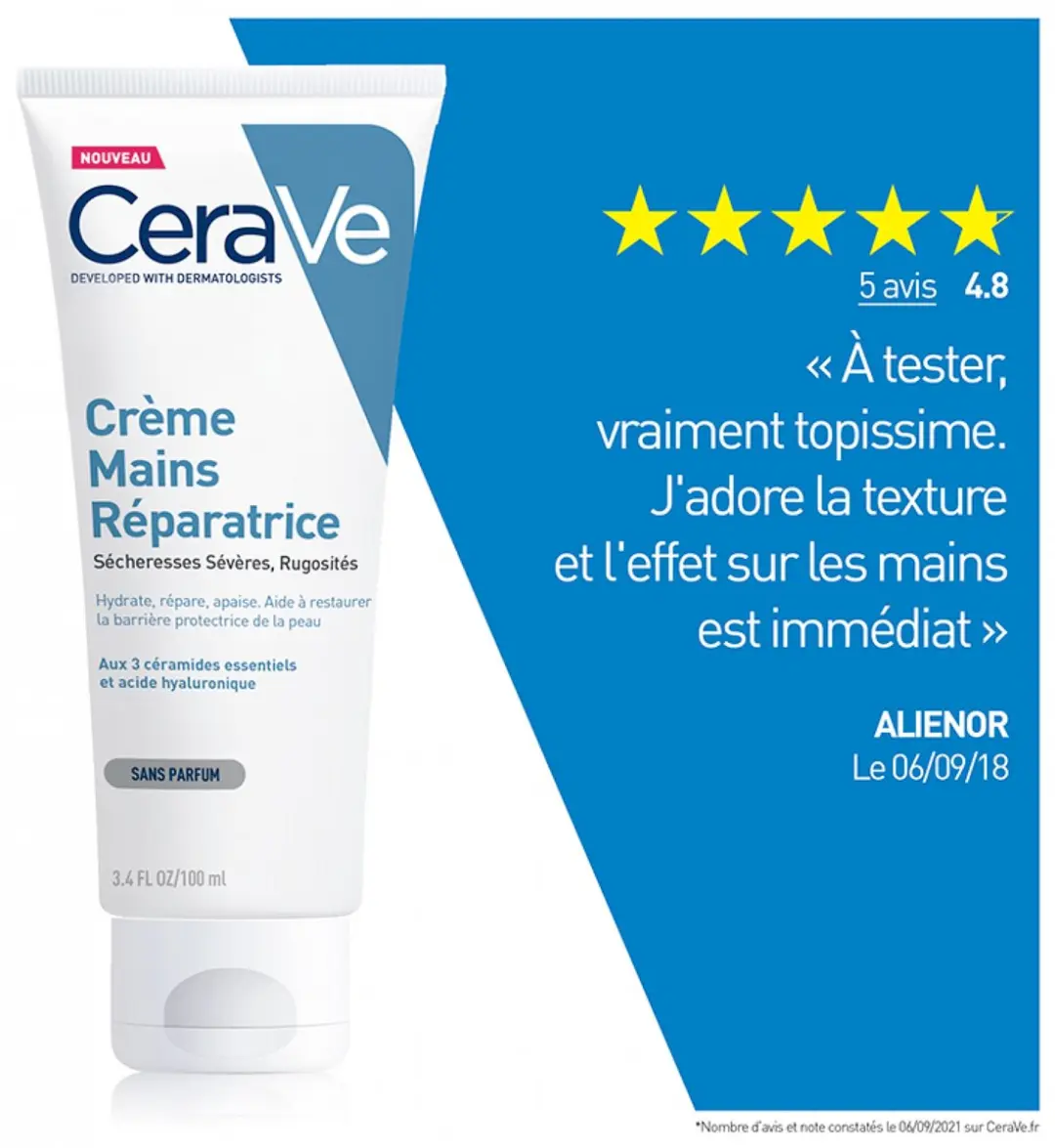 CeraVe Reparatieve Handcrème 100ml - afbeelding 2 van 6