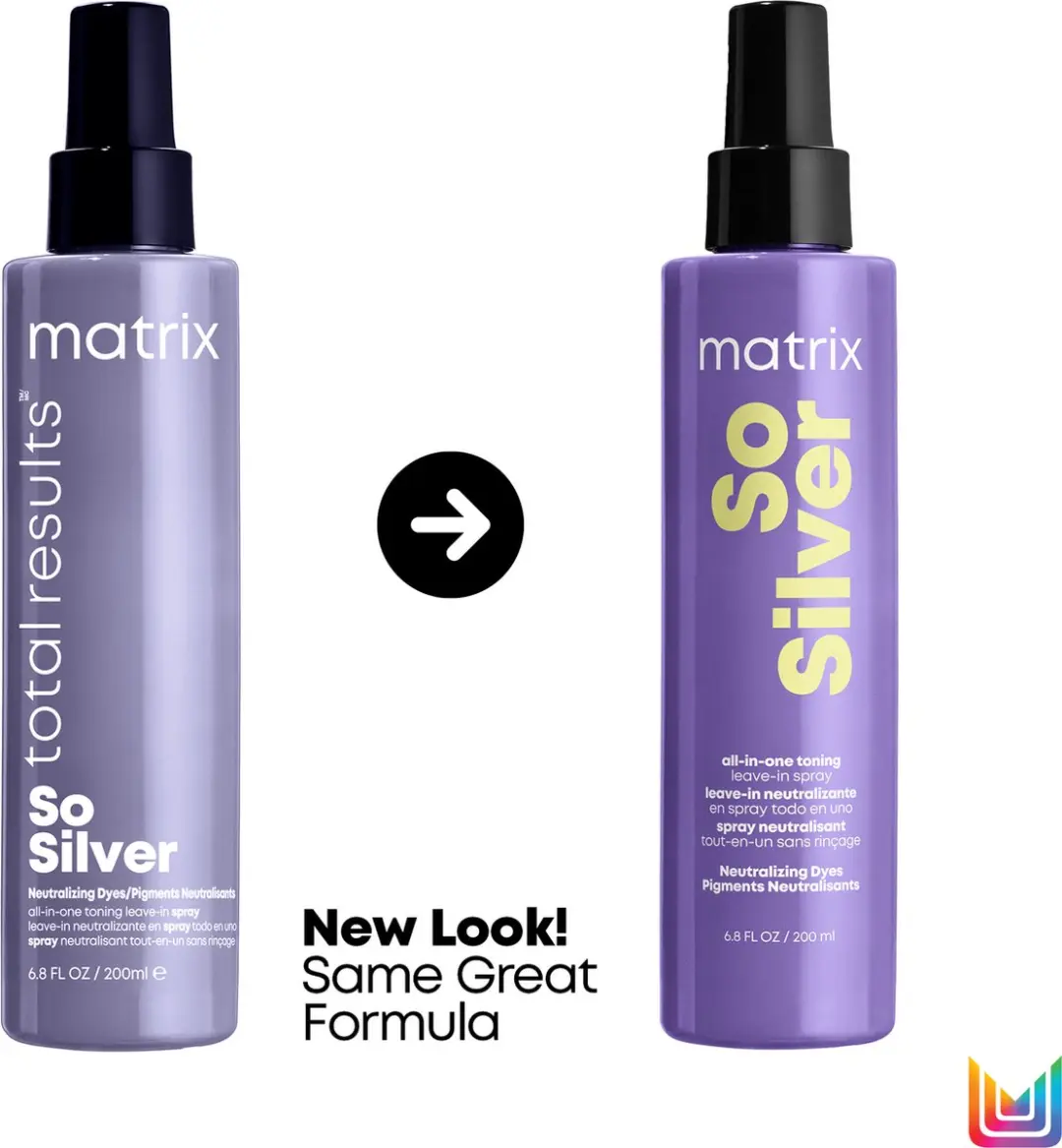 Matrix So Silver All-in-one Toning Leave-in Spray 200ml - Paars/Geel