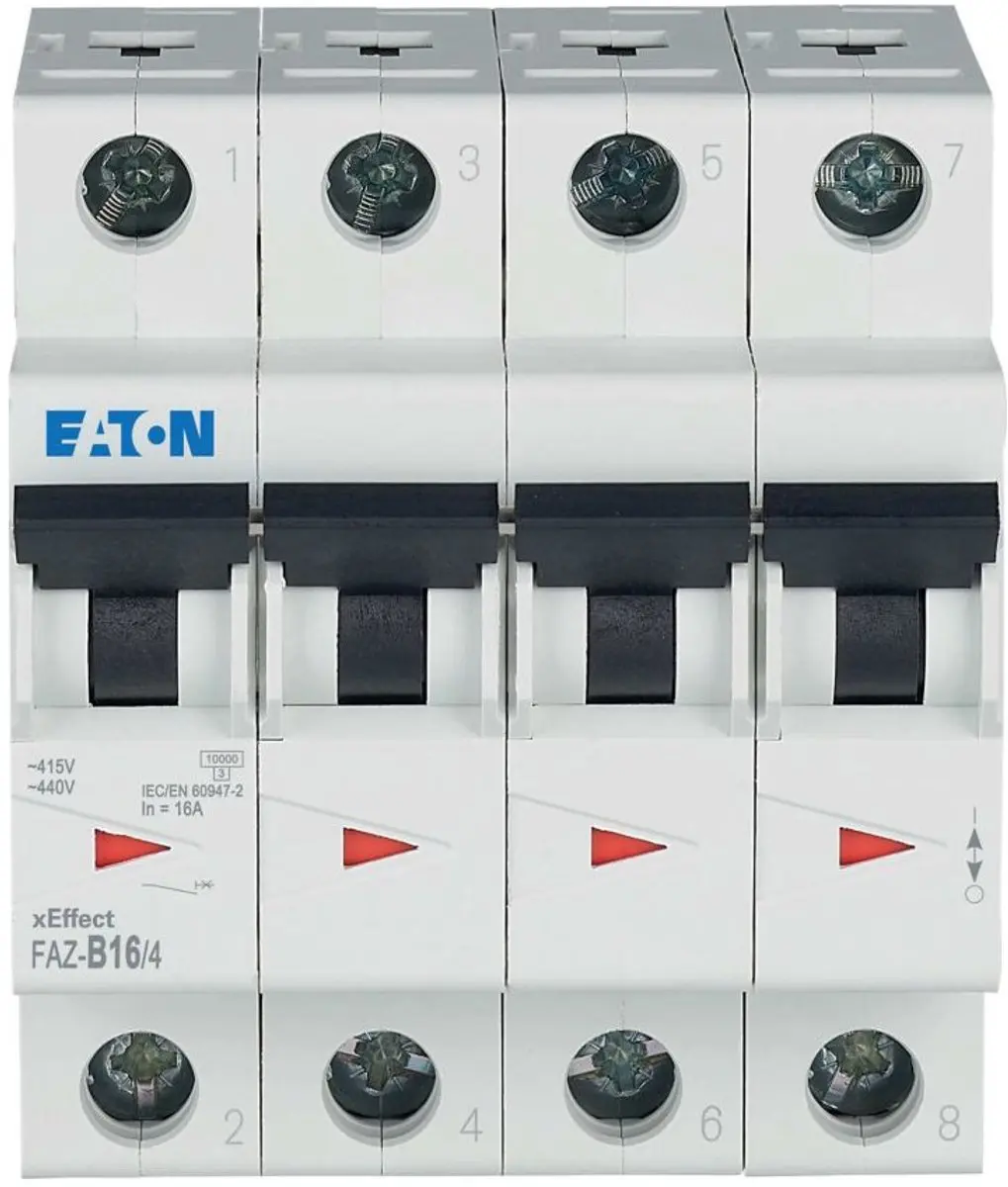 Eaton Vermogenschakelaar MCB 16A 4P B 279035