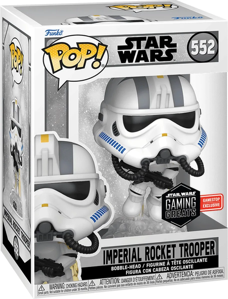 Funko Star Wars Battlefront POP! Imperial Rocket Trooper 65049 - Multicolor