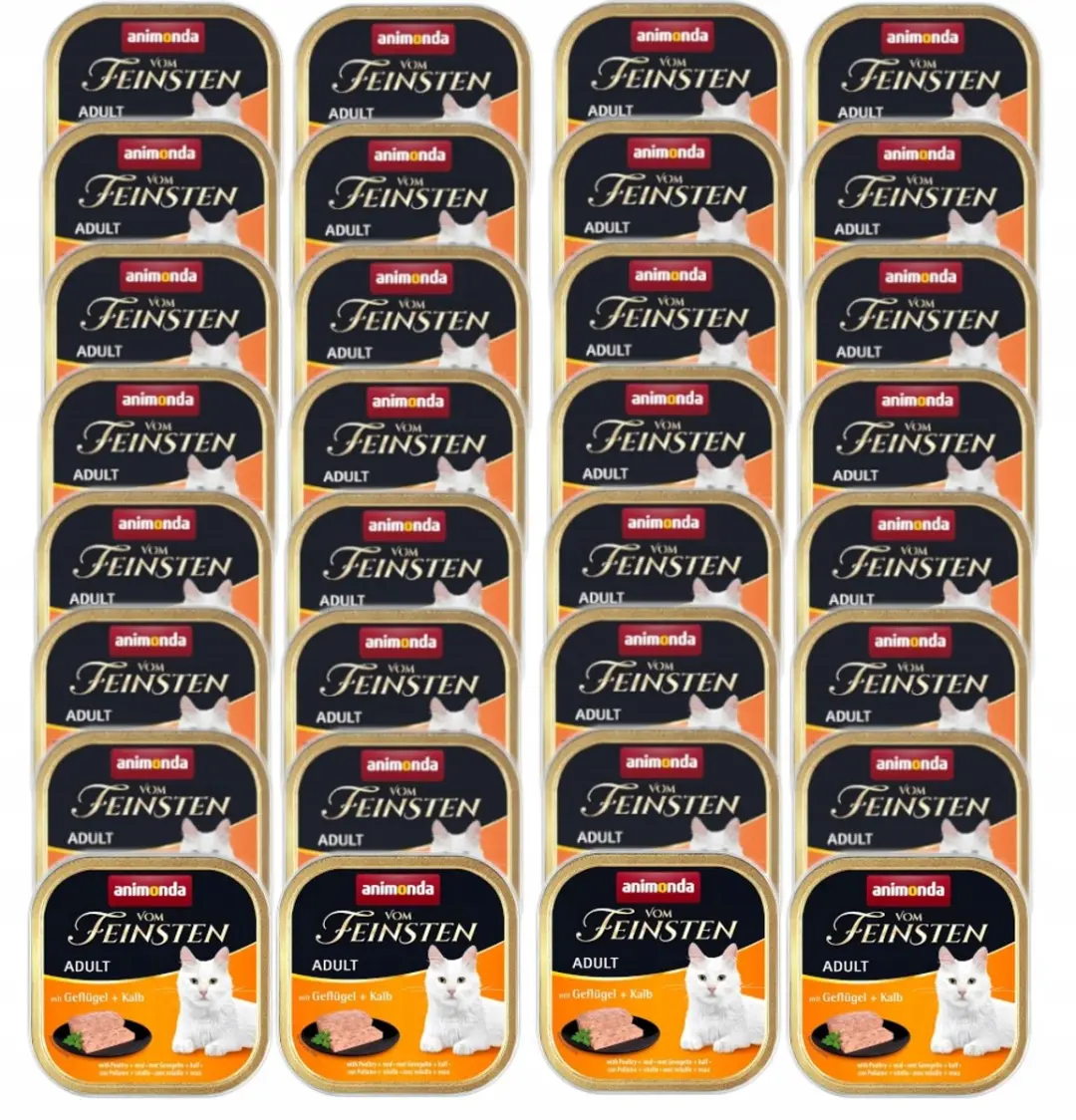 Animonda Vom Feinsten Katten Natvoer 32x100g - Drie Smaakvarianten - afbeelding 2 van 2