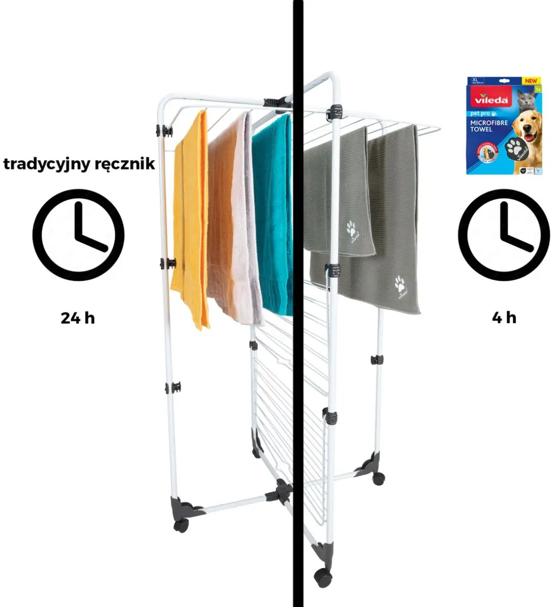 Vileda Pet Pro Microvezeldoek M - Grijs