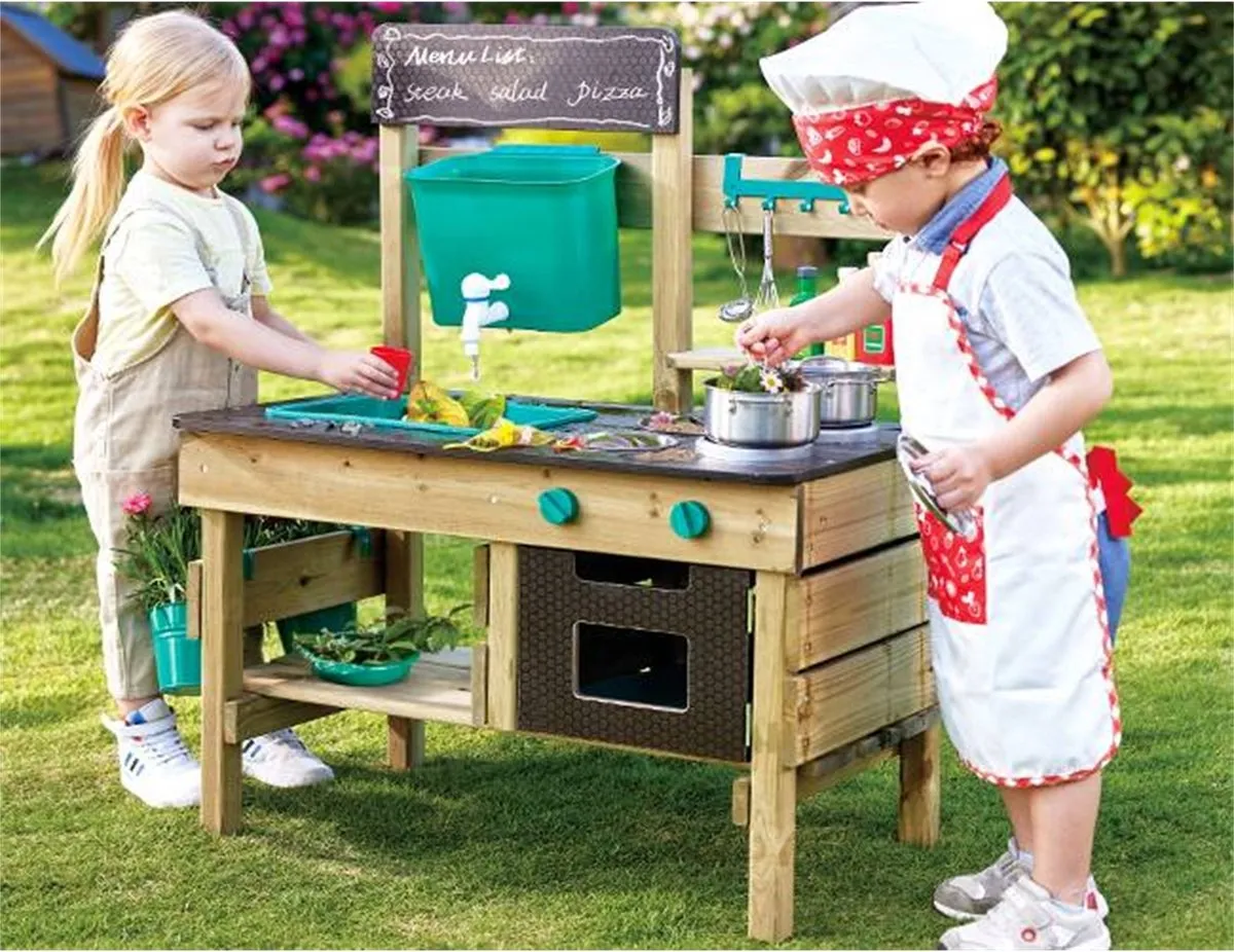 Hape Nature Buitenspeelkeuken - Veelkleurig