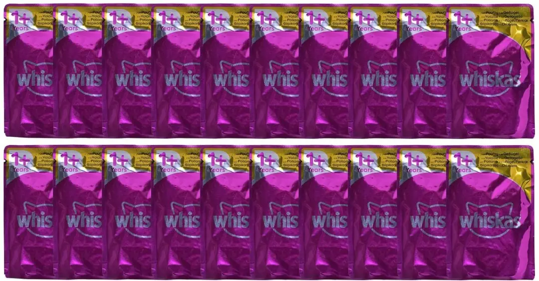 Whiskas Natvoer Drankensmaak 80x85g