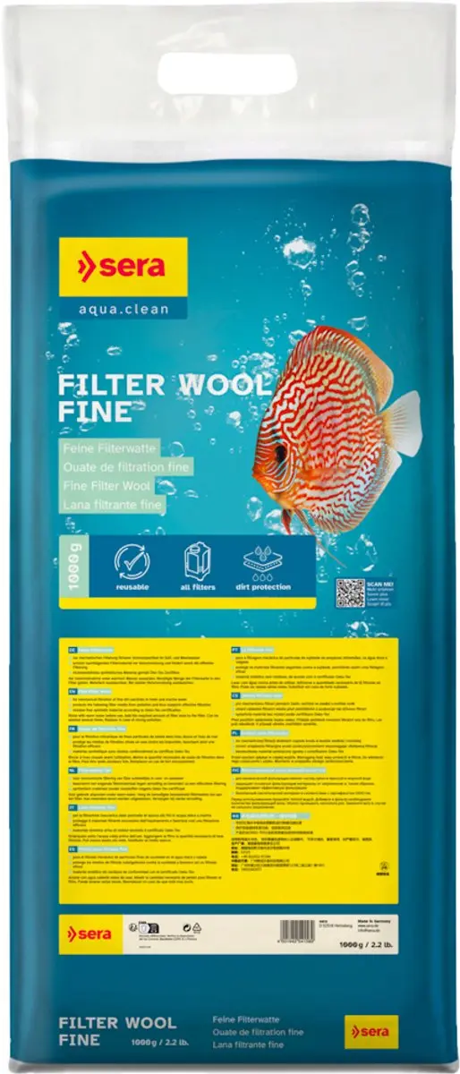 Sera Filterwatten Fijn 1000 gram