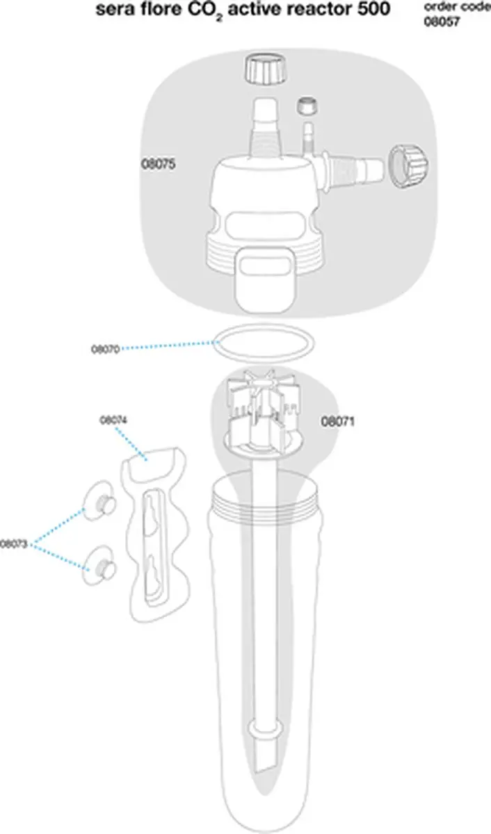 Sera Flore Actieve CO2-Reactor 500