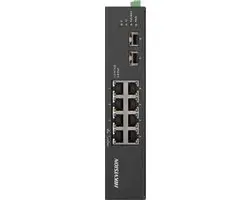 Hikvision DS-3T0510HP-E/HS 8-Poorts SFP Switch - PoE - Zwart