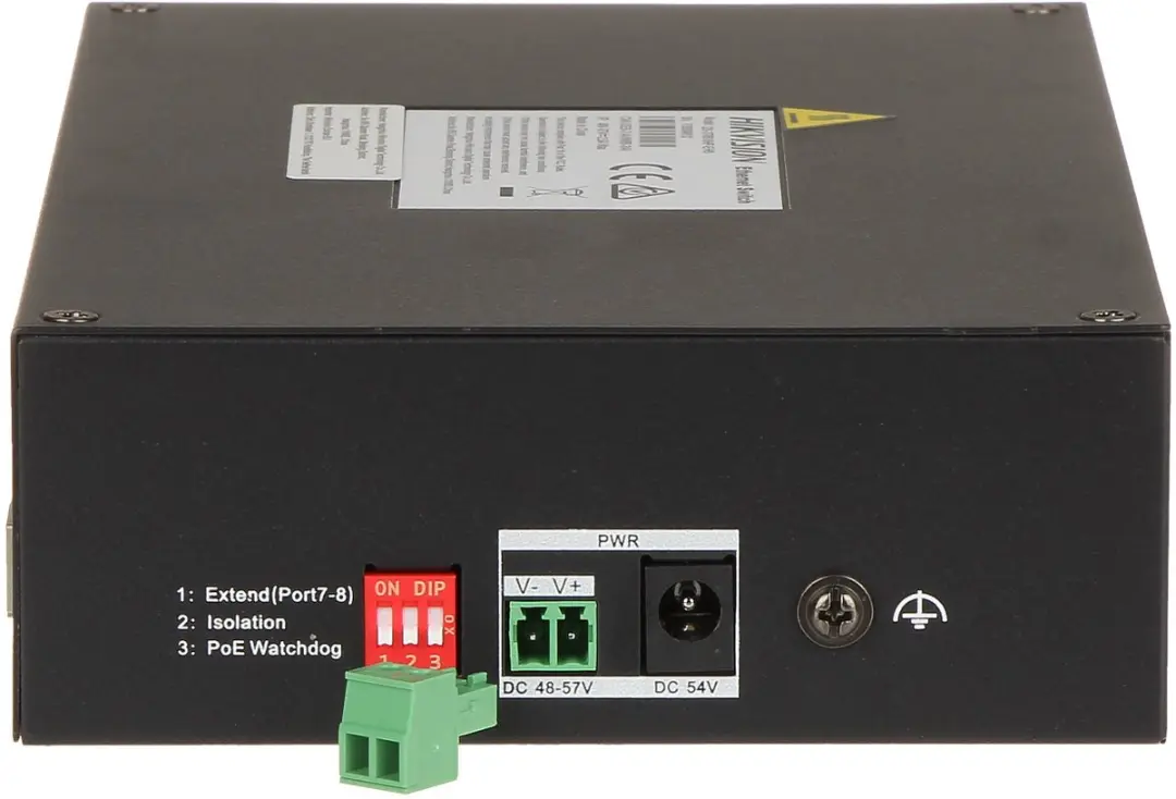 Hikvision DS-3T0510HP-E/HS 8-Poorts SFP Switch - PoE - Zwart