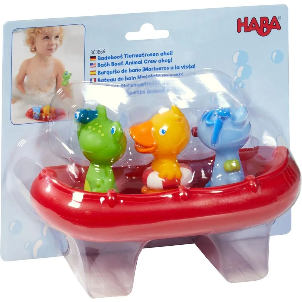 Haba Badspeelgoed Dierenmatrozen 401016 - Multikleur