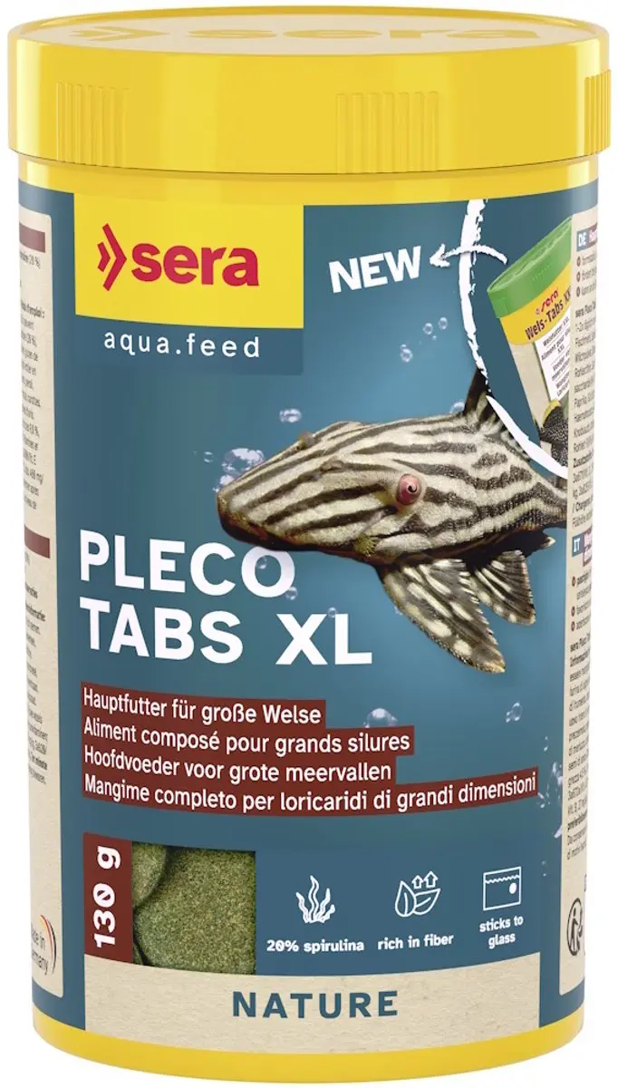 Sera Pleco Tabs XL 250ml - Grote vissen