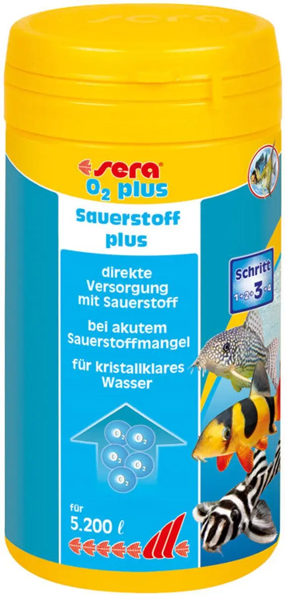 Sera O2 Plus 250ml - Aquariumzuurstof 260g