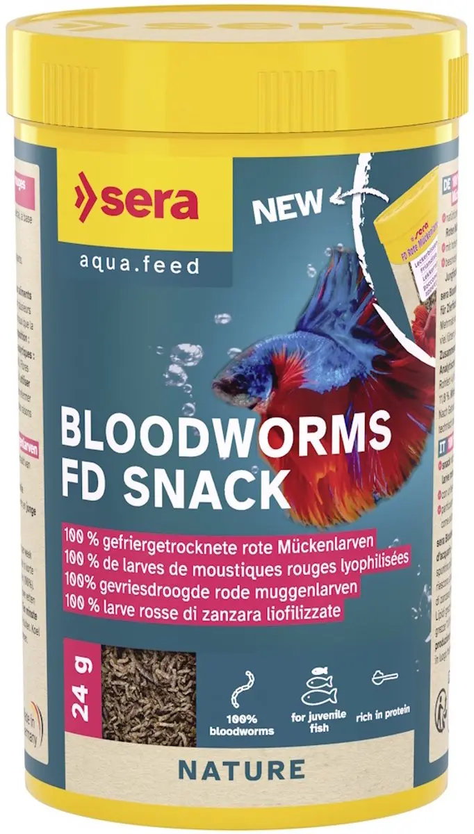 Sera FD Rode Muggenlarven Nature 250ml