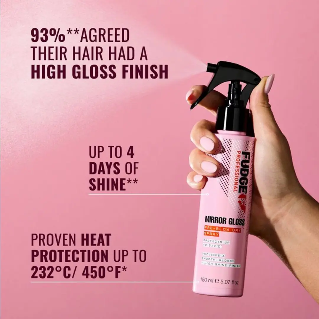 Fudge Mirror Gloss Pre Blowdry Spray 250ml