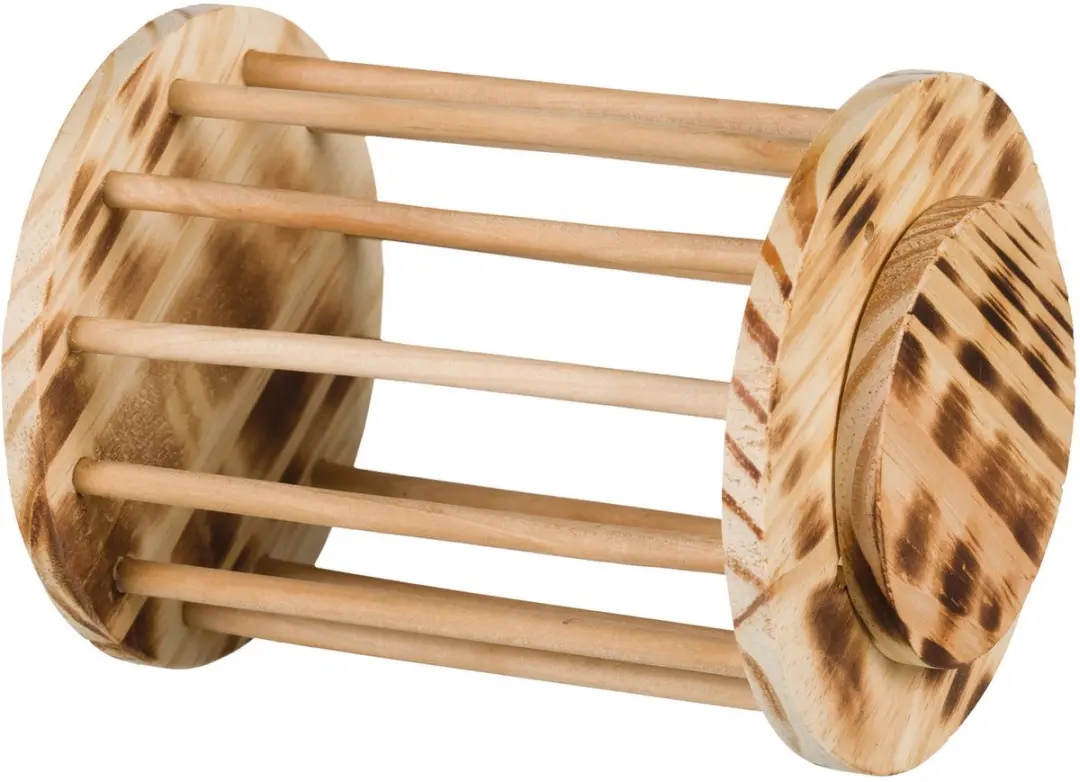Trixie Hooiruif met Deksel Gevlamd Hout