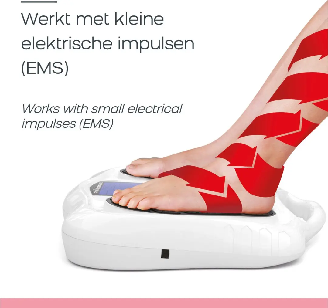 BioEnergiser Circulation Maxx CMI001 Bloedcirculatieapparaat - Voetmassage & Spierstimulatie - Wit