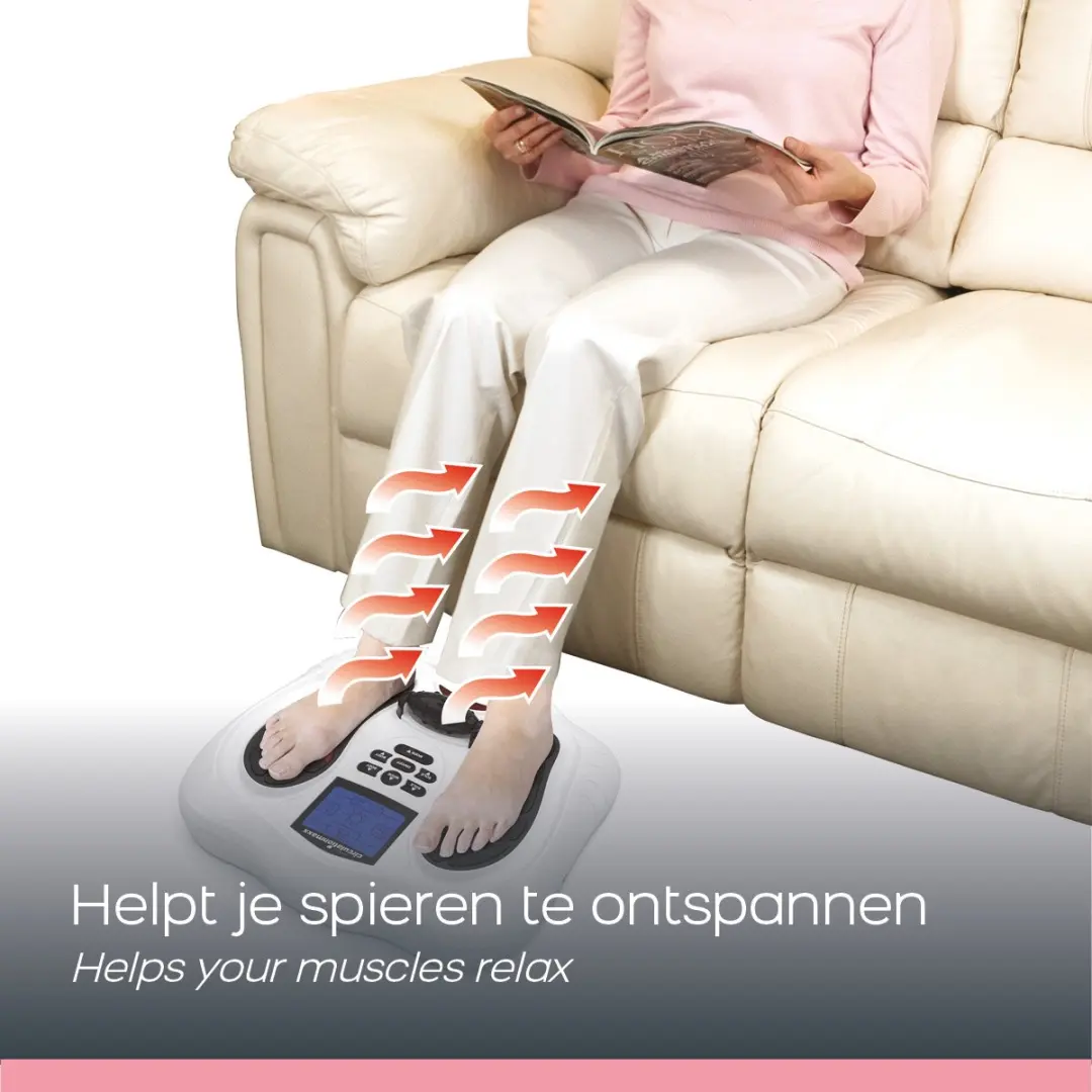 BioEnergiser Circulation Maxx CMI001 Bloedcirculatieapparaat - Voetmassage & Spierstimulatie - Wit