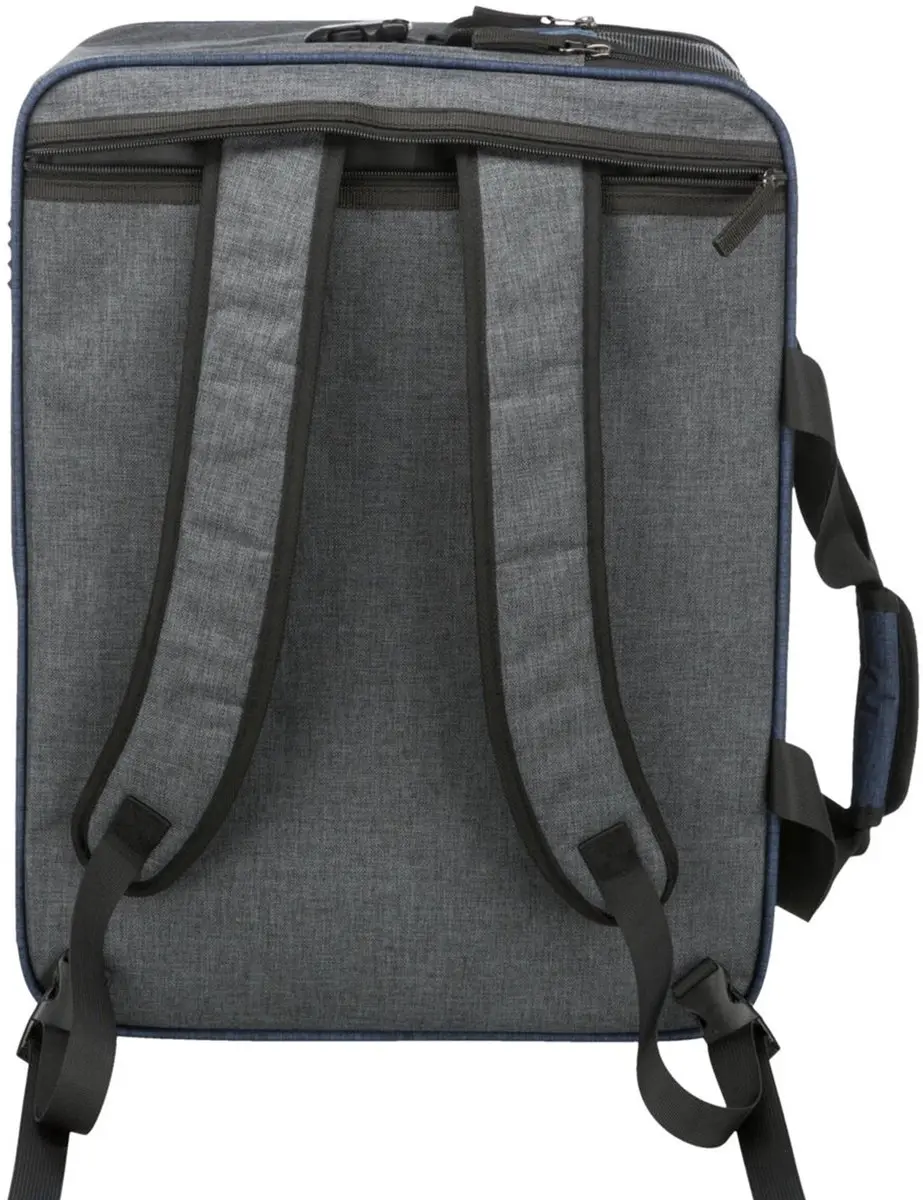 Trixie Tara Hondenrugzak - Grijs/Blauw - 7 kg - 25x38x50cm - afbeelding 2 van 6