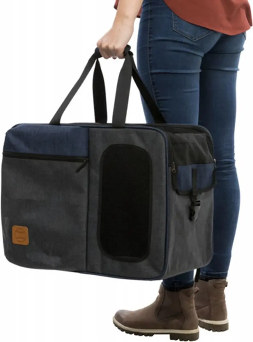 Trixie Tara Hondenrugzak - Grijs/Blauw - 7 kg - 25x38x50cm - afbeelding 5 van 6