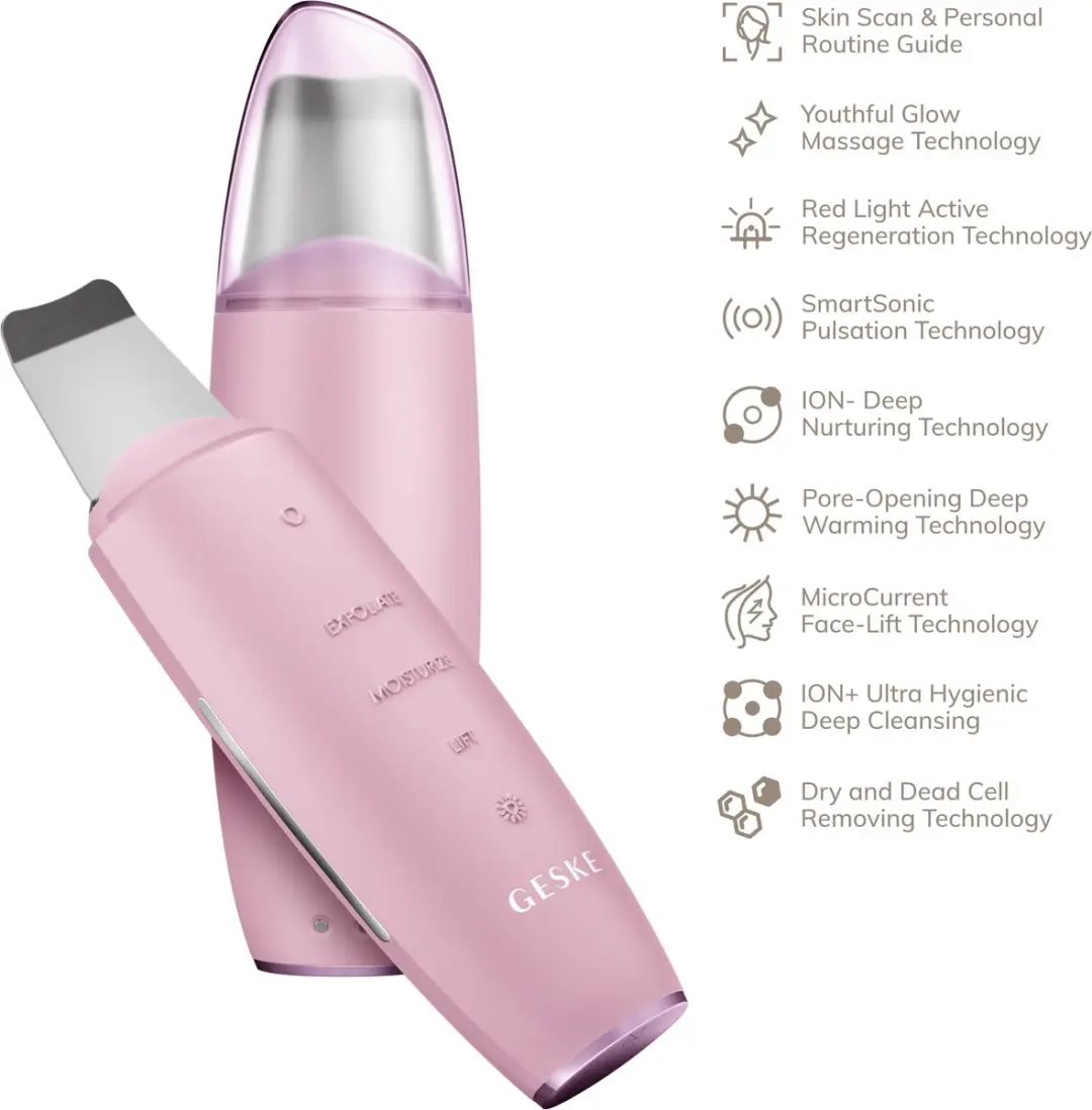 GESKE SmartAppGuided MicroCurrent GK000044PK01 - Gezichtsreiniger Pink