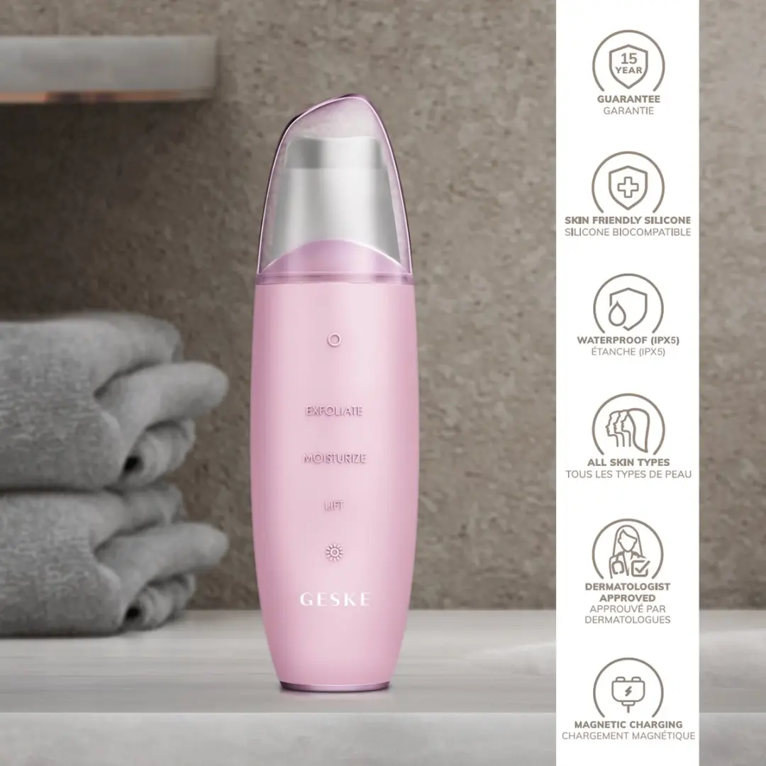 GESKE SmartAppGuided MicroCurrent GK000044PK01 - Gezichtsreiniger Pink