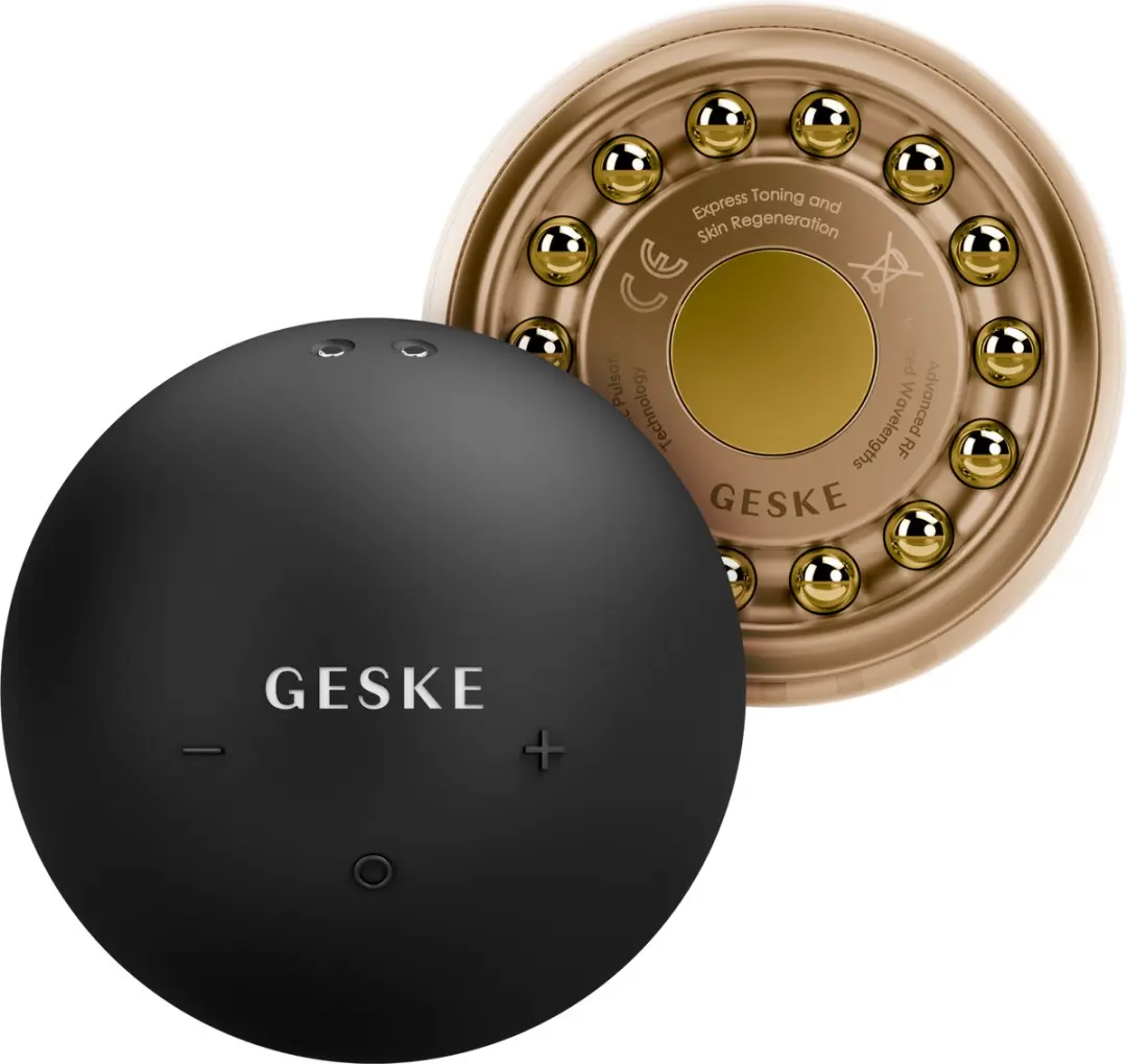 GESKE GK000065GY01 SmartAppGuided Anti-Aging Gezichtsmassager - 6-in-1 - Grijs