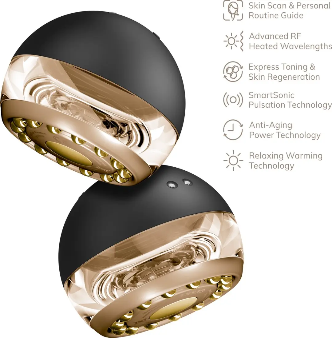 GESKE GK000065GY01 SmartAppGuided Anti-Aging Gezichtsmassager - 6-in-1 - Grijs - afbeelding 6 van 6